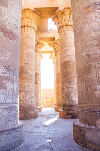 Starověký Chrám Kom Ombo Aswan Egypt — Stock fotografie