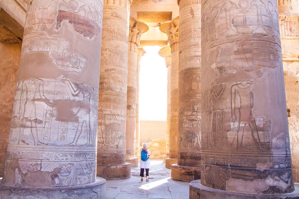 Templo Antigo Kom Ombo Assuão Egito — Fotografia de Stock