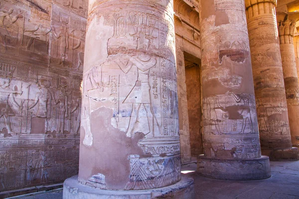 Templo Antigo Kom Ombo Assuão Egito — Fotografia de Stock