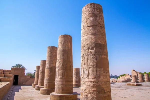 Antik Kom Ombo Tapınağı Aswan Mısır — Stok fotoğraf