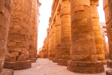 Antik Karnak Tapınağı, UNESCO Dünya Mirası Alanı, Luxor, Mısır.