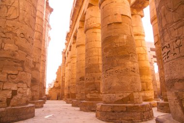 Antik Karnak Tapınağı, UNESCO Dünya Mirası Alanı, Luxor, Mısır.