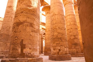 Antik Karnak Tapınağı, UNESCO Dünya Mirası Alanı, Luxor, Mısır.
