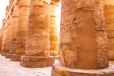 Antik Karnak Tapınağı, UNESCO Dünya Mirası Alanı, Luxor, Mısır.