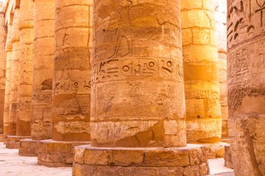 Antik Karnak Tapınağı, UNESCO Dünya Mirası Alanı, Luxor, Mısır.