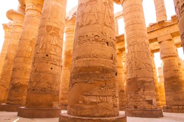 Antik Karnak Tapınağı, UNESCO Dünya Mirası Alanı, Luxor, Mısır.