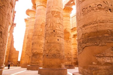 Antik Karnak Tapınağı, UNESCO Dünya Mirası Alanı, Luxor, Mısır.
