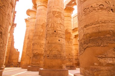 Antik Karnak Tapınağı, UNESCO Dünya Mirası Alanı, Luxor, Mısır.