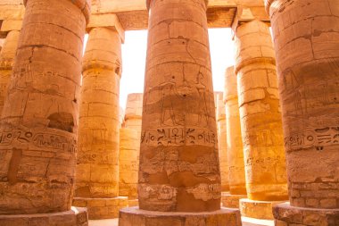 Antik Karnak Tapınağı, UNESCO Dünya Mirası Alanı, Luxor, Mısır.