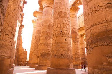 Antik Karnak Tapınağı, UNESCO Dünya Mirası Alanı, Luxor, Mısır.
