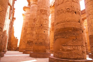 Antik Karnak Tapınağı, UNESCO Dünya Mirası Alanı, Luxor, Mısır.