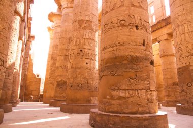 Antik Karnak Tapınağı, UNESCO Dünya Mirası Alanı, Luxor, Mısır.