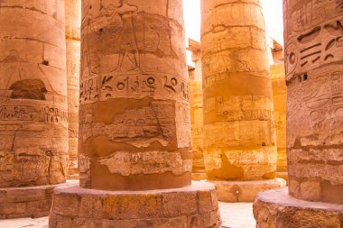 Antik Karnak Tapınağı, UNESCO Dünya Mirası Alanı, Luxor, Mısır.