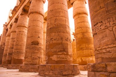 Antik Karnak Tapınağı, UNESCO Dünya Mirası Alanı, Luxor, Mısır.
