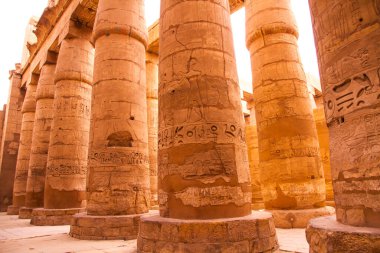 Antik Karnak Tapınağı, UNESCO Dünya Mirası Alanı, Luxor, Mısır.