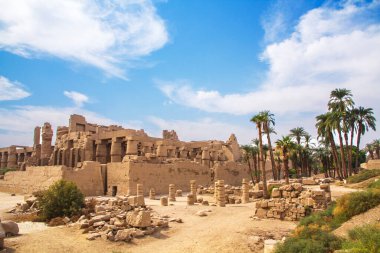 Antik Karnak Tapınağı, UNESCO Dünya Mirası Alanı, Luxor, Mısır.