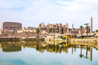 Antik Karnak Tapınağı, UNESCO Dünya Mirası Alanı, Luxor, Mısır.