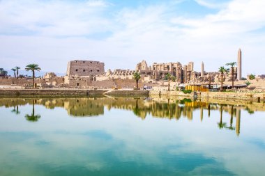 Antik Karnak Tapınağı, UNESCO Dünya Mirası Alanı, Luxor, Mısır.