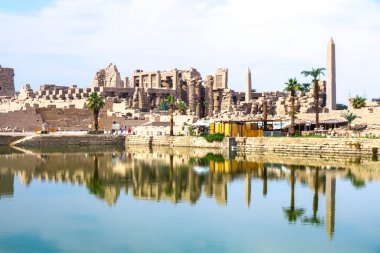 Antik Karnak Tapınağı, UNESCO Dünya Mirası Alanı, Luxor, Mısır.