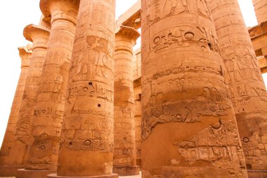 Antik Karnak Tapınağı, UNESCO Dünya Mirası Alanı, Luxor, Mısır.