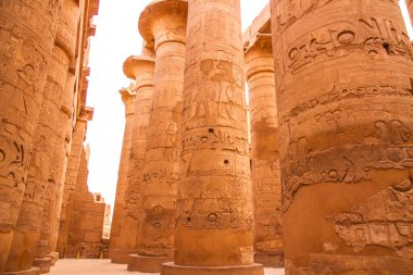 Antik Karnak Tapınağı, UNESCO Dünya Mirası Alanı, Luxor, Mısır.