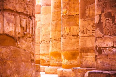 Antik Karnak Tapınağı, UNESCO Dünya Mirası Alanı, Luxor, Mısır.