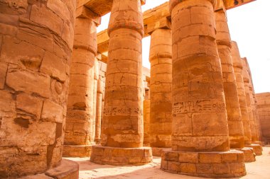 Antik Karnak Tapınağı, UNESCO Dünya Mirası Alanı, Luxor, Mısır.