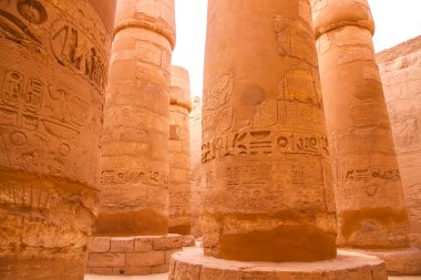 Antik Karnak Tapınağı, UNESCO Dünya Mirası Alanı, Luxor, Mısır.