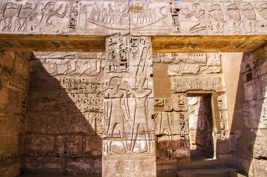 Medinet Habu Tapınağı, Luxor, Mısır