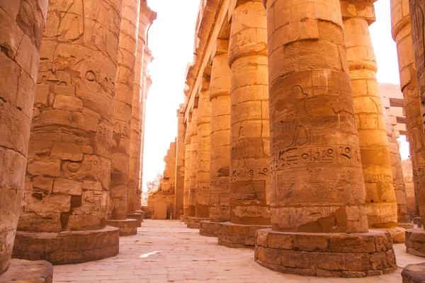 Ősi Karnak Templom Unesco Világörökség Része Luxor Egyiptom — Stock Fotó