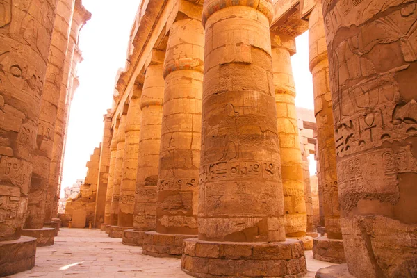 Ősi Karnak Templom Unesco Világörökség Része Luxor Egyiptom — Stock Fotó