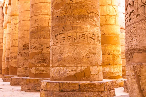 古代カルナック神殿 ユネスコ世界遺産 ルクソール エジプト — ストック写真