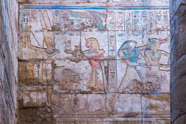Templo Karnak Antigo Patrimônio Mundial Unesco Luxor Egito — Fotografia de Stock