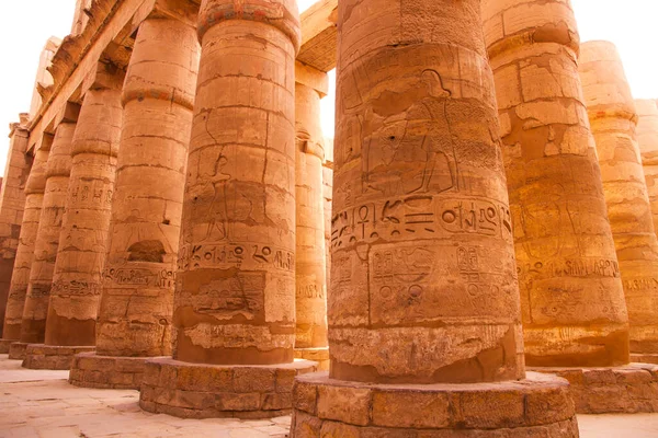 Antiguo Templo Karnak Patrimonio Humanidad Por Unesco Luxor Egipto — Foto de Stock