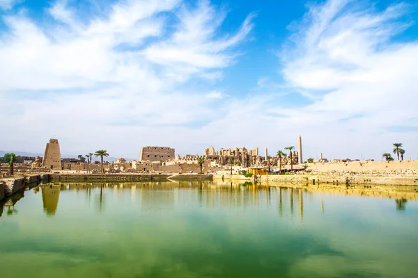 카르나크 Unesco World Heritage Site Luxor Egypt — 스톡 사진