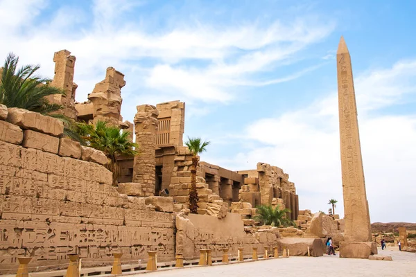 카르나크 Unesco World Heritage Site Luxor Egypt — 스톡 사진