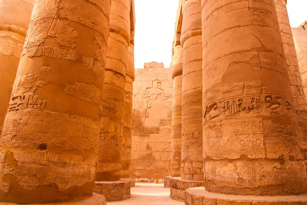 Templo Karnak Antigo Patrimônio Mundial Unesco Luxor Egito — Fotografia de Stock