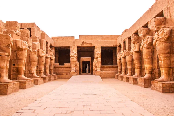 Templo Karnak Antigo Patrimônio Mundial Unesco Luxor Egito — Fotografia de Stock