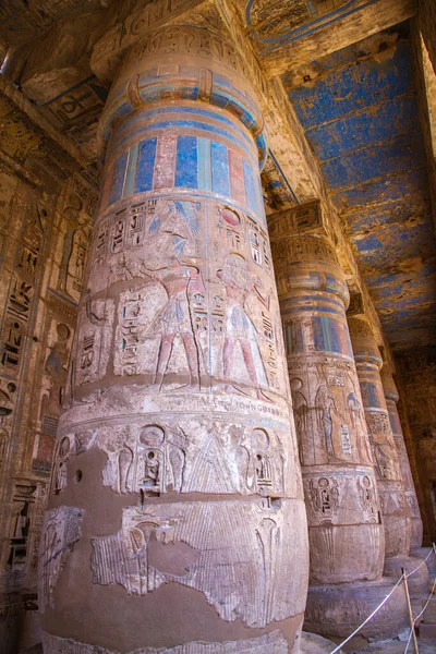 Medinet Habu Tempel Luxor Ägypten — Stockfoto