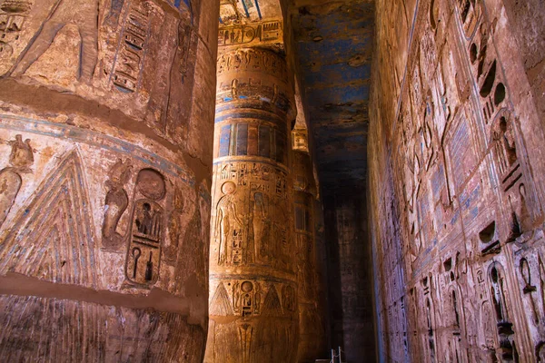Medinet Habu Temple Luxor Egypt — стокове фото