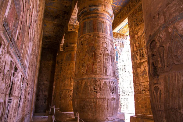 Medinet Habu Temple Luxor Egypten — Stockfoto