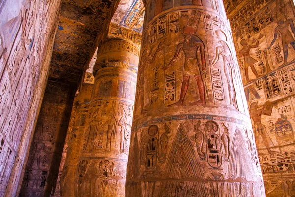 埃及卢克索Medinet Habu寺庙 — 图库照片