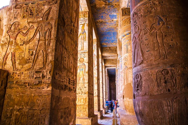 Medinet Habu Temple Luxor Egipto — Foto de Stock