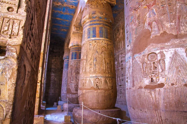 Medinet Habu Temple Luxor Egipto —  Fotos de Stock