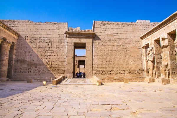 Świątynia Medinet Habu Luxor Egipt — Zdjęcie stockowe