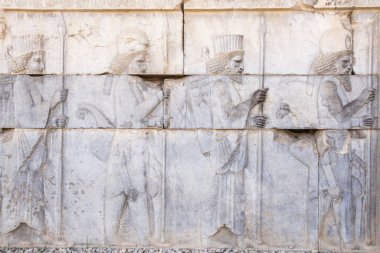 Persepolis ve Necropolis 'in tarihi kalıntıları - UNESCO Dünya Mirası sahası, Şiraz, İran