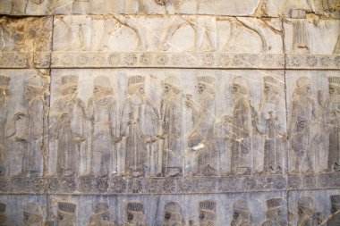 Persepolis ve Necropolis 'in tarihi kalıntıları - UNESCO Dünya Mirası sahası, Şiraz, İran