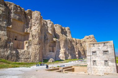 Persepolis ve Necropolis 'in tarihi kalıntıları - UNESCO Dünya Mirası sahası, Şiraz, İran