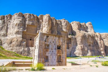 Persepolis ve Necropolis 'in tarihi kalıntıları - UNESCO Dünya Mirası sahası, Şiraz, İran