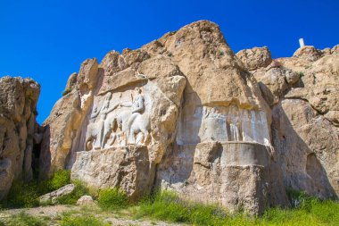 Persepolis ve Necropolis 'in tarihi kalıntıları - UNESCO Dünya Mirası sahası, Şiraz, İran